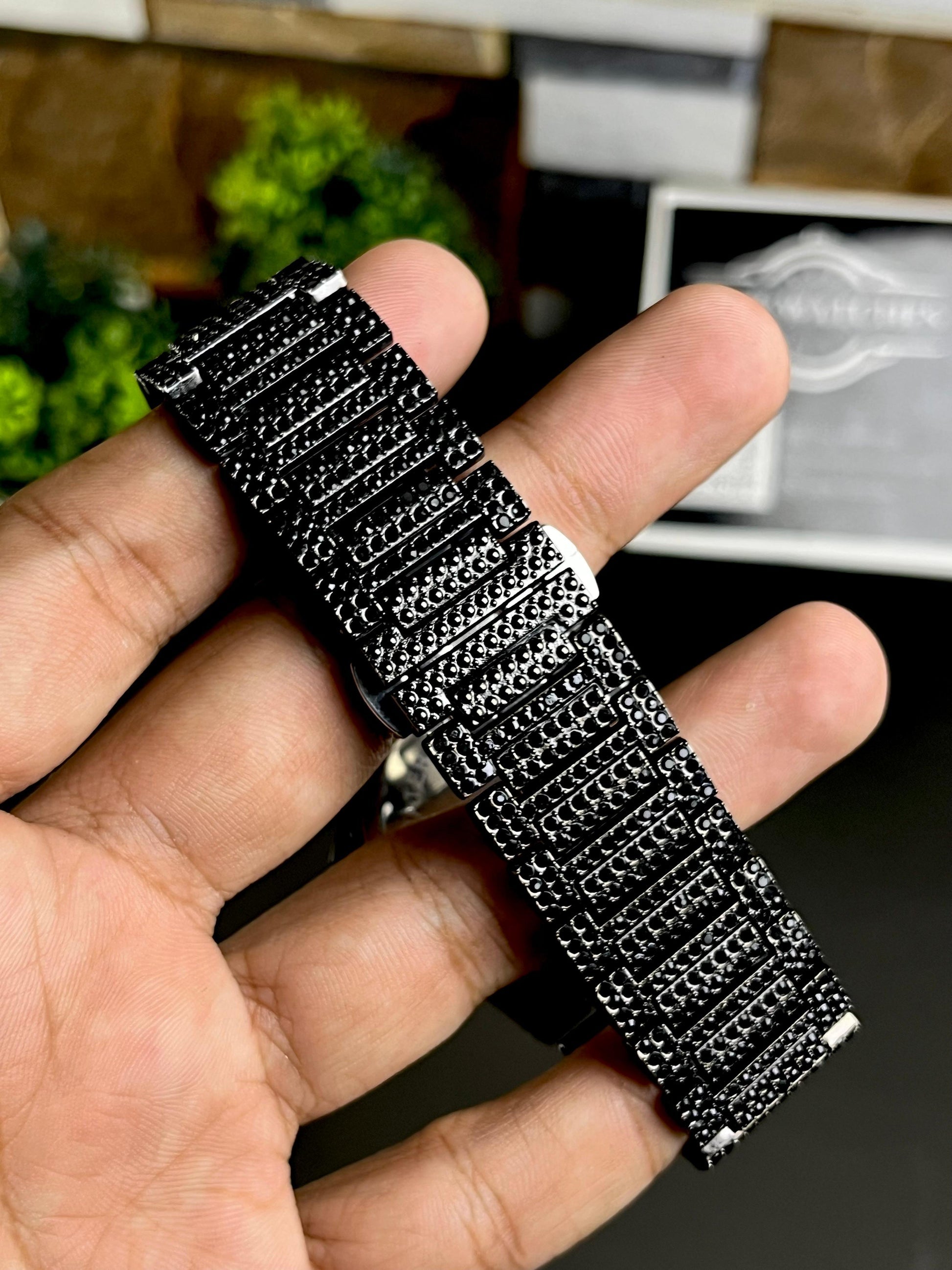 Patek Phillipe Iced-Toned Black Diamond