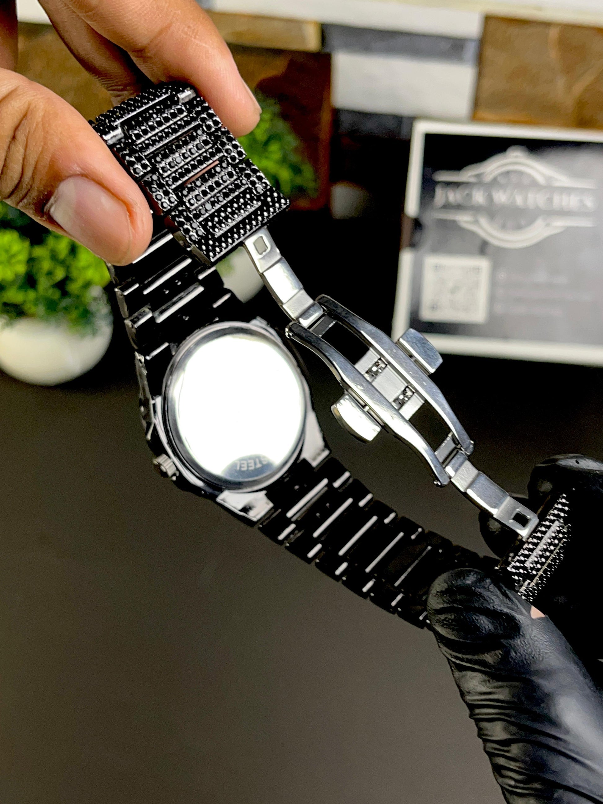 Patek Phillipe Iced-Toned Black Diamond