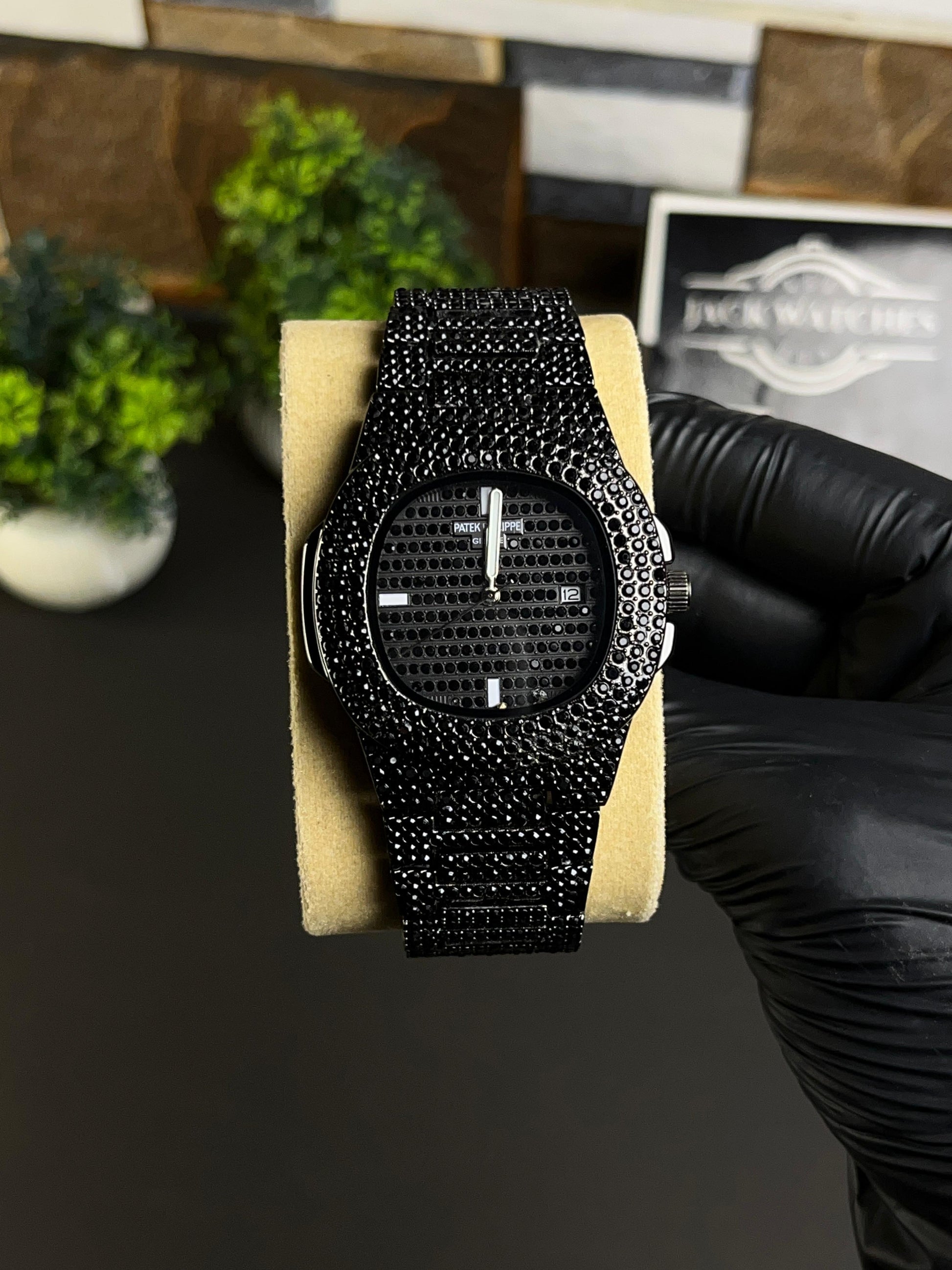 Patek Phillipe Iced-Toned Black Diamond