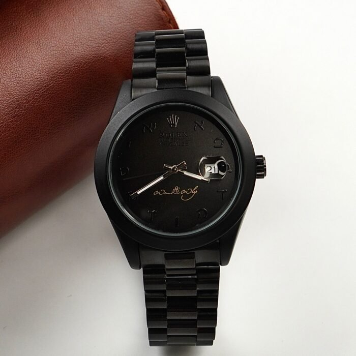 Rolex Aura Black Arabic Dial