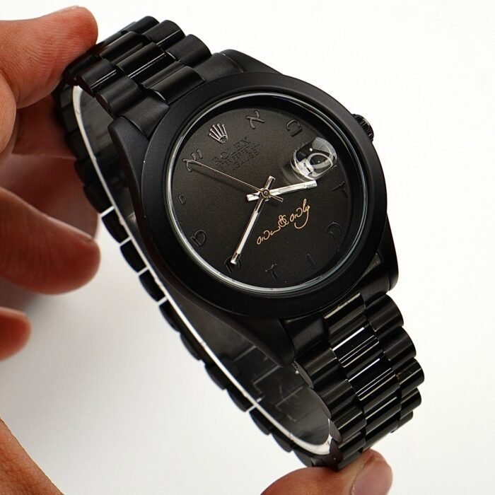 Rolex Aura Black Arabic Dial