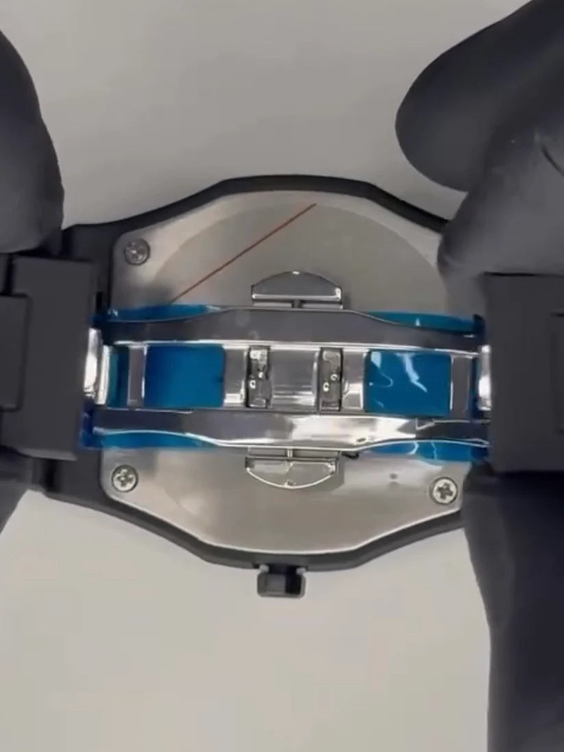 Stainless Steel Black Aura Watch