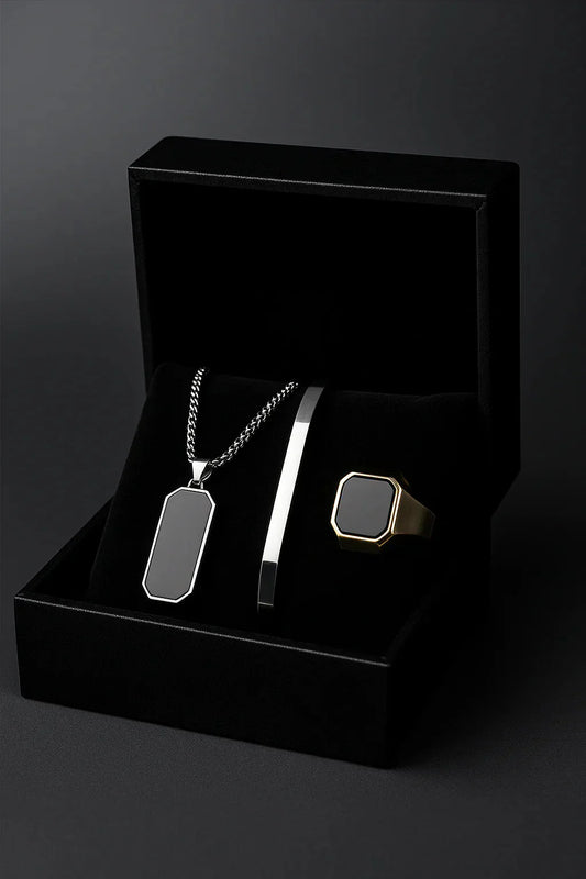 Men Jewellery Gift Box 3 in 1