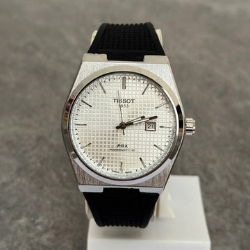 Tissot PRX Strap Watch - Silver White