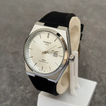 Tissot PRX Strap Watch - Silver White