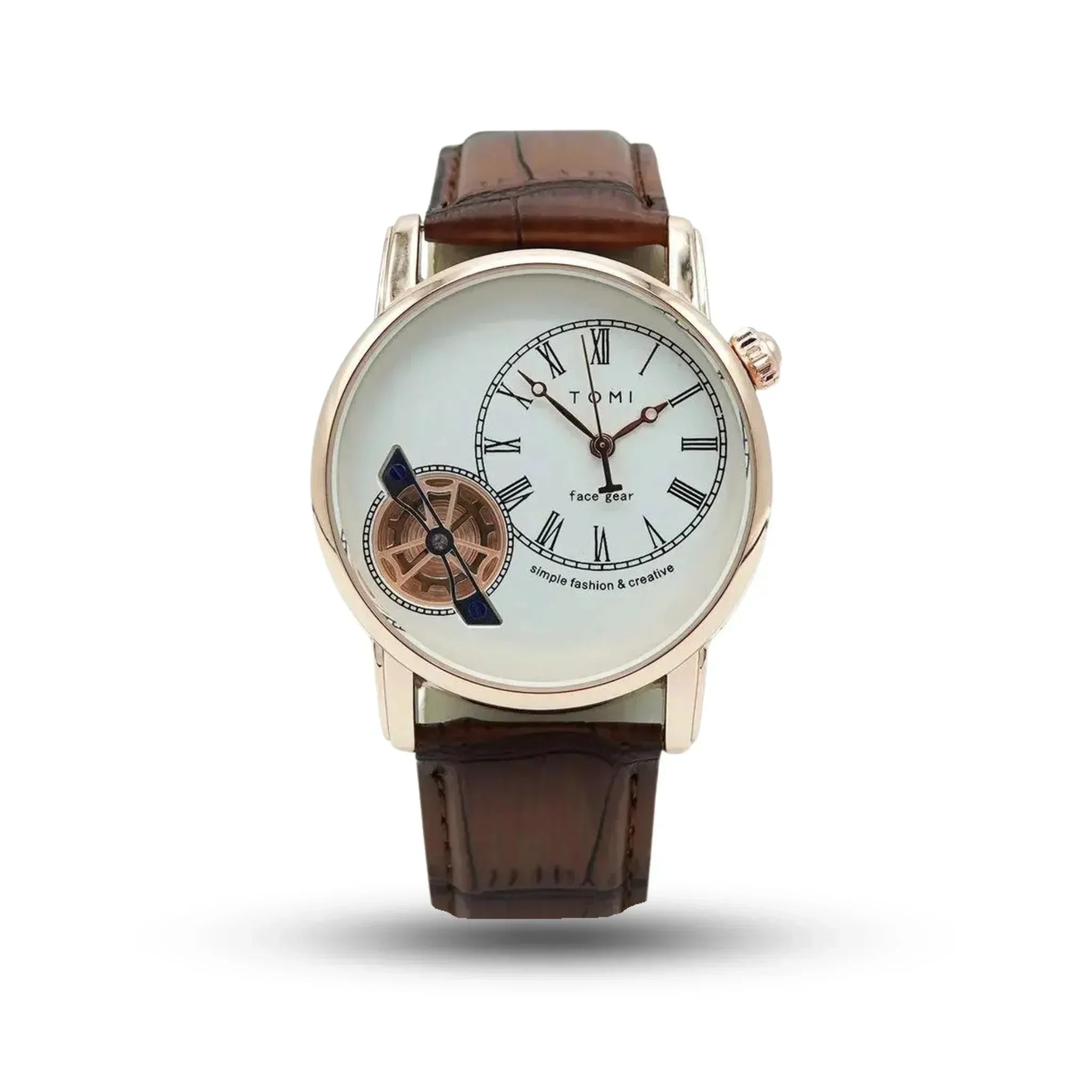 TOMI T-103 Face Gear Dual Strap Watch