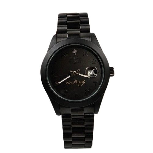 Rolex Aura Black Arabic Dial