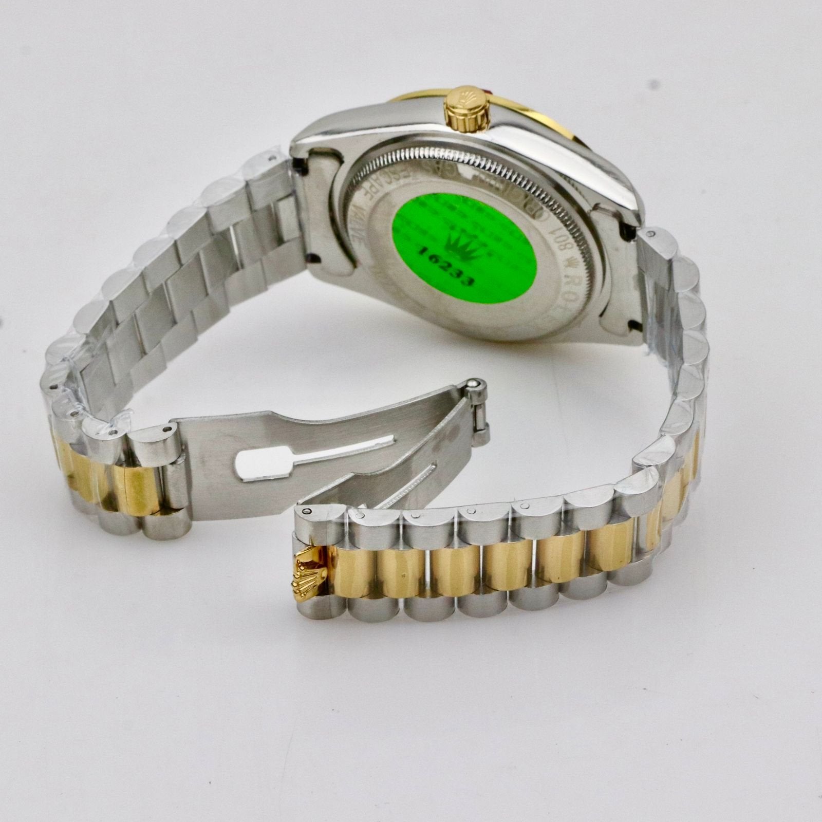 Rolex Two Tone Red Dial